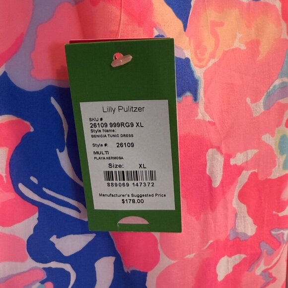 Lilly Pulitzer Benicia Tunic Dress XL Play Hermosa Print NWT - Picture 8 of 15